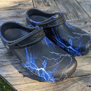 M10-W12 LIGHTNING CROCS  (Clogs/without holes)